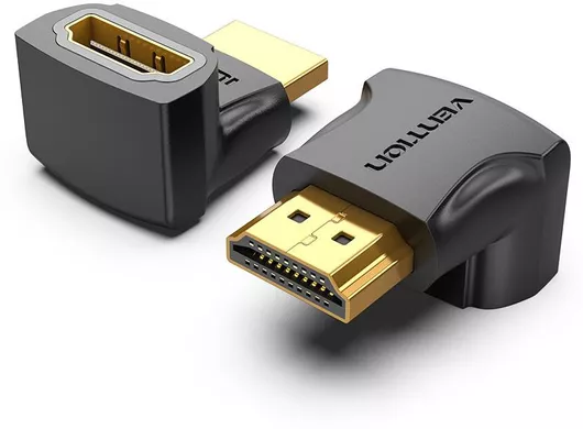Μετατροπέας Vention 270° HDMI male σε HDMI female Μαύρο