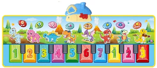 Μουσικό Χαλί Πιάνο YH-07881 με Ήχους Ζώων για 3+ Ετών