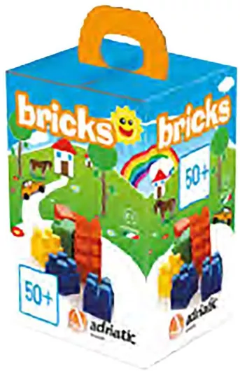 Τουβλάκια ToyMarkt Σετ 50τμχ