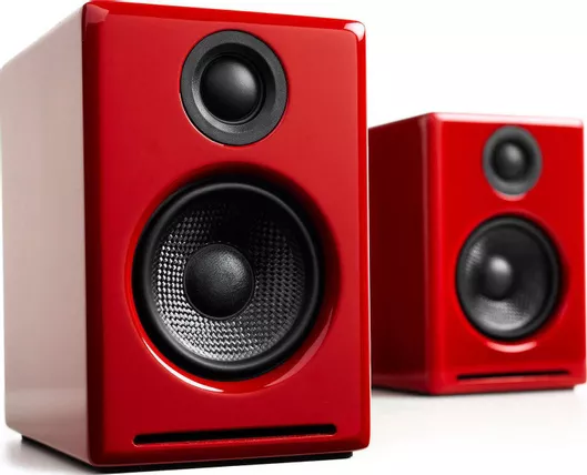 Αυτοενισχυόμενα Ηχεία Audioengine A2+ 2 Δρόμων 60W Σετ 2τμχ Κόκκινο