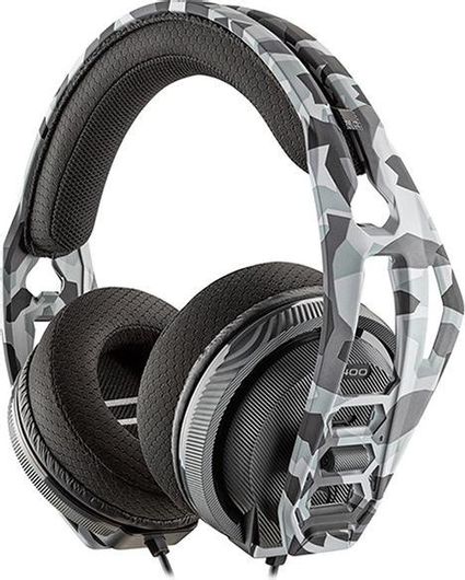 Plantronics RIG 400HS Over Ear Gaming Headset με σύνδεση 3.5mm Γκρι