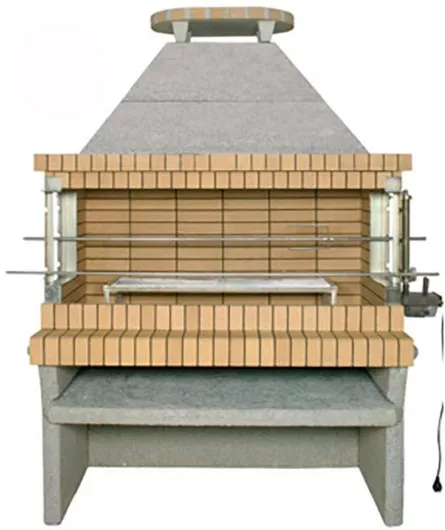 Ψησταριά Χτιστή Pyrimahon 150x85cm με Χώρο Αποθήκευσης στη Βάση K60