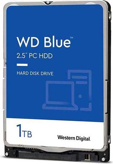 HDD Σκληρός Δίσκος Western Digital Blue 1TB HDD 2.5" SATA III 5400rpm με 128MB Cache για PS4 / Desktop / Laptop