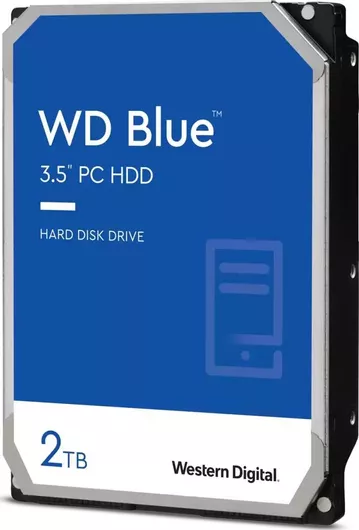 HDD Σκληρός Δίσκος Western Digital Blue 2TB 3.5" SATA III 7200rpm με 256MB Cache για Desktop