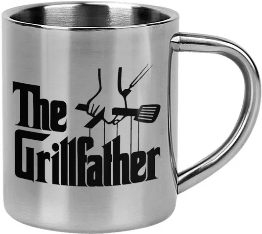 Κούπα The Grill Father Ανοξείδωτη Διπλού Τοιχώματος 300ml