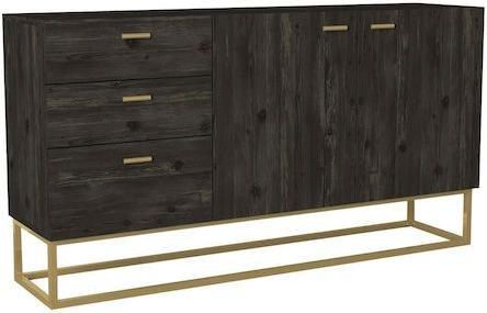 Μπουφές Artelibre από Ξύλο Mykonos με Συρτάρια Rebab / Μπρονζέ 150x37x80cm