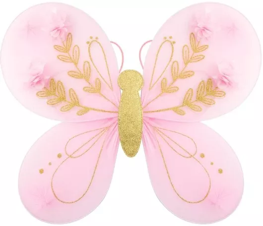 Αποκριάτικα Φτερά Πλάτης Stephen Joseph από Μέταλλο Ροζ