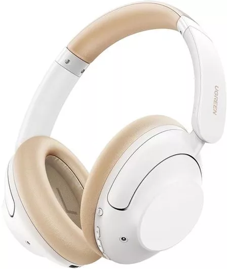 Headphones Ugreen HP202 HiTune Max5 Ασύρματα Bluetooth Over Ear με Γρήγορη Φόρτιση Λευκό