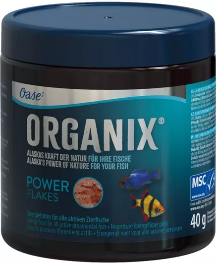 Τροφή Ψαριών Oase Organix Power Flakes για Τροπικά Ψάρια 250ml
