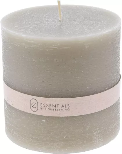 Κερί Κορμός Μπεζ 10x9cm