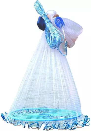 Πεζόβολο Αρματωμένο με Κρυσταλιζέ Δίχτυ Ψαρέματος 270cm