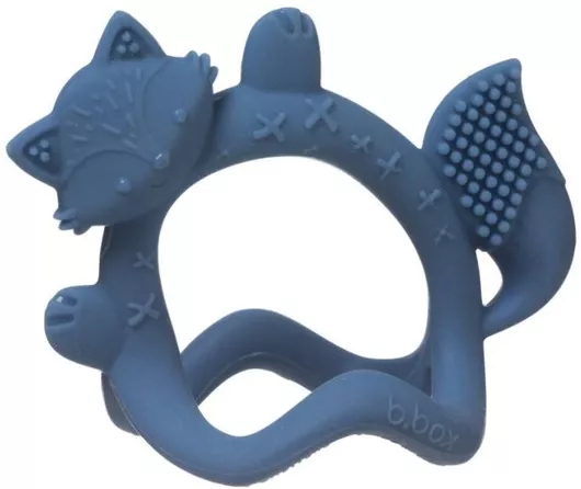 Μασητικό B.Box Fox Lullaby Blue Καρπού από Σιλικόνη