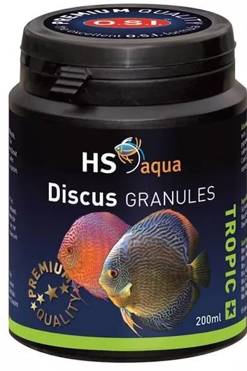 Τροφή Ψαριών HS Aqua Food Discus Granules για Τροπικά Ψάρια 200 ml