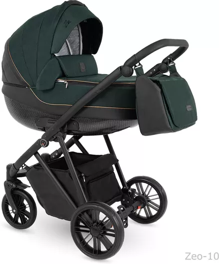 Καρότσι Μωρού Camarelo 10 Zeo 3 σε 1 Πράσινο από Νεογέννητο