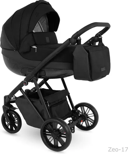 Καρότσι Μωρού Camarelo 17 Zeo 3 σε 1 Μαύρο από Νεογέννητο