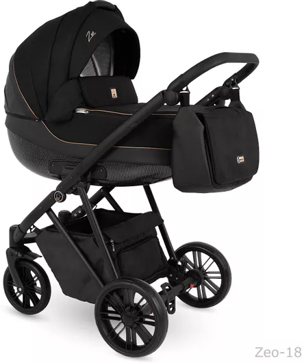 Καρότσι Μωρού Camarelo Zeo 3 σε 1 Μαύρο από Νεογέννητο