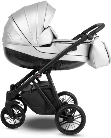 Καρότσι Μωρού Camarelo Zeo Eco 2 σε 1 Ασημί από Νεογέννητο