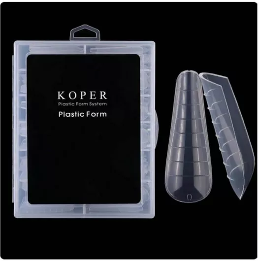 Φόρμες Νυχιών Koper Ballet Σετ 120τμχ Διάφανο