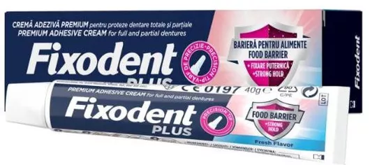 Στερεωτική Κρέμα Τεχνητής Οδοντοστοιχίας Fixodent 40gr