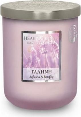 Αρωματικό Κερί Heart & Home Σόγιας σε Βάζο Γαλήνη 340gr