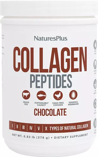 Collagen Nature's Plus Peptides 378gr Σοκολάτα
