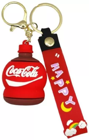 Μπρελόκ 3D Coca-Cola Happy 9636-k Κόκκινο