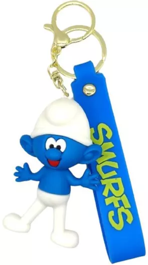 Μπρελόκ 3D Στρουμφάκι SMURFS 9664-k Μπλε