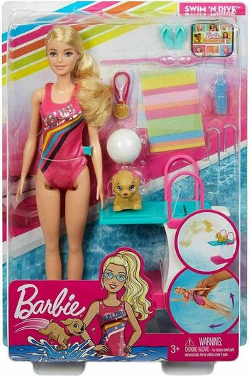Barbie Mattel DreamHouse Adventures Κολυμβήτρια για 3+ Ετών