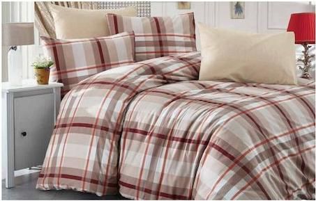 Μαξιλαροθήκες Ζεύγος MayHome με Φάσα 50x70cm Καφέ