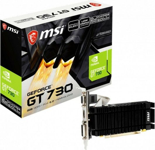 Κάρτα Γραφικών MSI GeForce GT 730 2GB GDDR3 LP v1