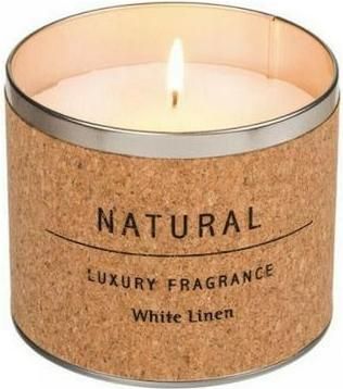 Αρωματικό Κερί Out of the Blue σε Βάζο Λευκό Λινό 10x12cm