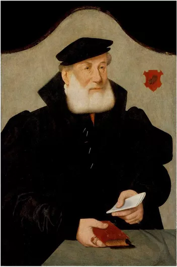 Πίνακας Portrait of Wilhelm Kannengiesser by Bartholomaeus Bruyn the Elder 20x30cm