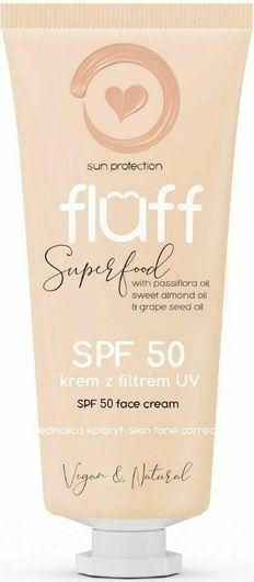 Αντηλιακό Προσώπου Fluff Skin tone Correcting Κρέμα SPF50 50ml