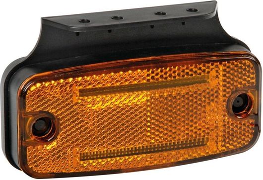 Φως Όγκου Φορτηγού Lampa S18 2 LED 10 / 30V με Ανακλαστήρα 114x54 mm 10 / 30V 1τμχ Πορτοκαλί