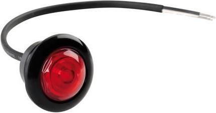 Φως Όγκου Φορτηγού Lampa 1SMD LED 18mm R-19 12 / 24V 1τμχ Κόκκινο