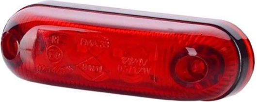 Φως Όγκου Φορτηγού M-Tech LD410 3LED 8x2.5cm 12 / 24V 1τμχ Κόκκινο