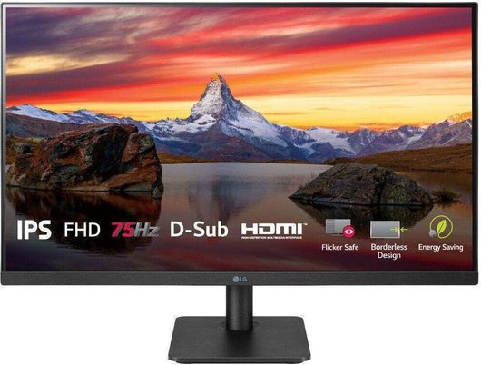 LG 24MP400-B IPS Monitor 23.8" FHD 1920x1080 με Χρόνο Απόκρισης 5ms GTG