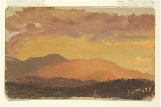 Πίνακας Sunset, Hudson Valley, Frederic Edwin Church 180x120cm