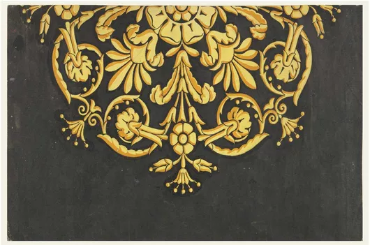 Πίνακας A palmette ornament on black ground (1805–1810) ornamental 50x40cm