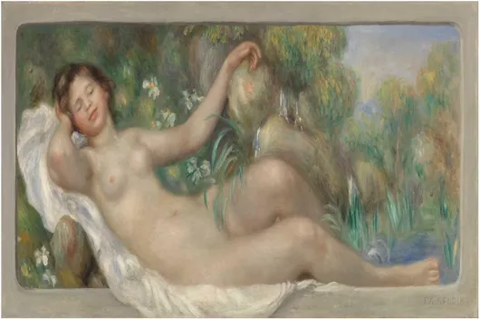 Πίνακας Reclining Nude (La Source) by Pierre Auguste Renoir 180x120cm