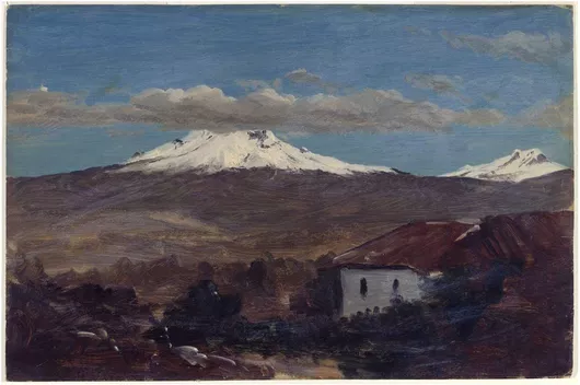 Πίνακας Mount Chimborazo Shown From Riobamba, Ecuador, Frederic Edwin Church 120x80cm