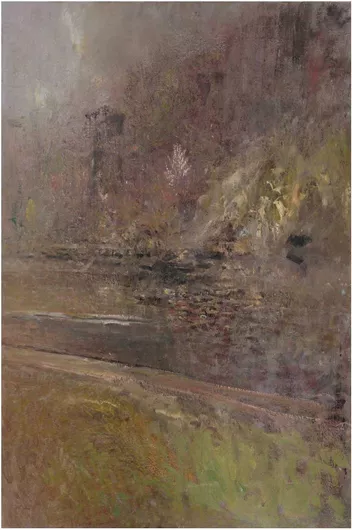 Πίνακας Fragment of a landscape by László Mednyánszky 120x180cm
