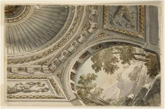 Πίνακας Project for a Painted Oblong Ceiling 40x30cm