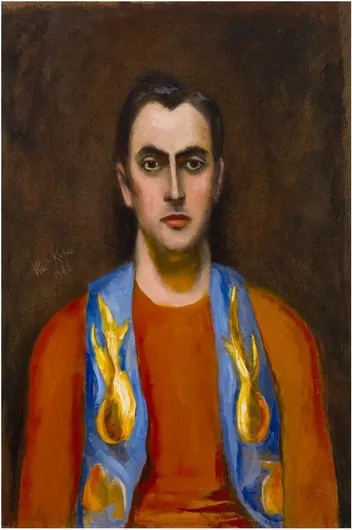 Πίνακας Golden and Blue Bolero (1946) by Walt Kuhn 60x90cm