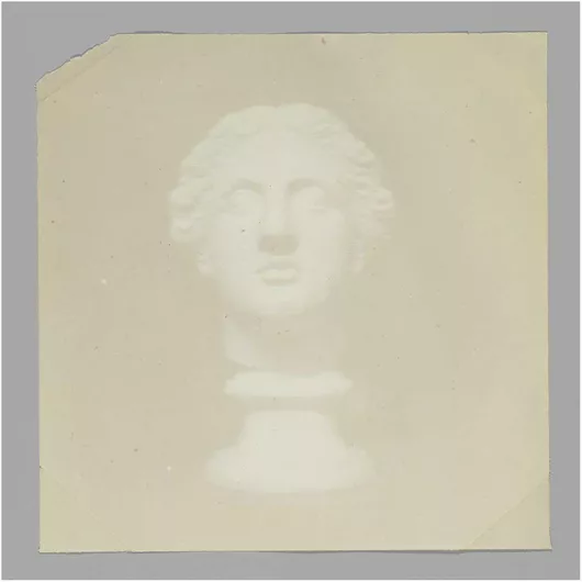Πίνακας Classical Head by Hippolyte Bayard 120x120cm