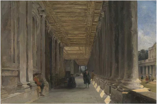 Πίνακας The Colonnade of Queen Mary Court, Greenwich 150x100cm