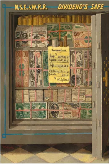 Πίνακας Safe Money (ca. 1898) by Victor Dubreuil 115x170cm