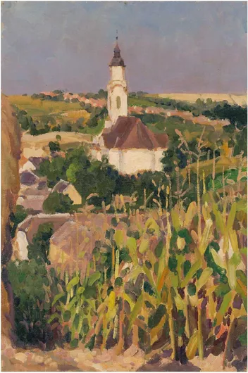 Πίνακας Eastern slovakia village, Teodor Jozef Mousson 30x40cm