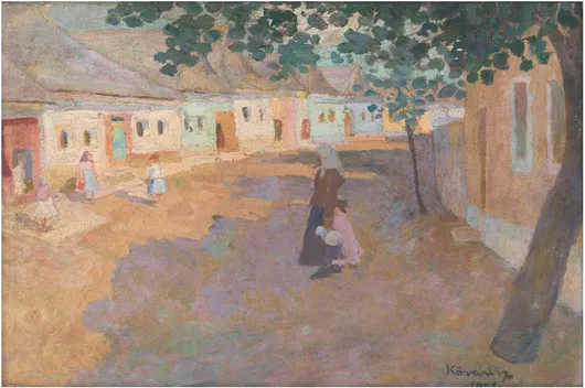 Πίνακας On the street, Konstantin Kövári Kačmarik 200x130cm