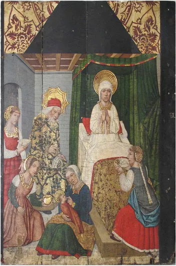Πίνακας Panel with the Birth of St. John the Baptist from Retable by Domingo Ram 70x100cm